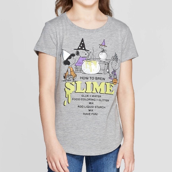 Girls’ Snoopy slime Halloween t-shirt - Picture 5 of 7